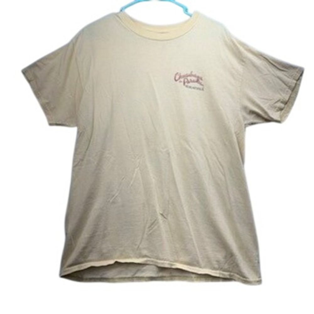 Margaritaville mens yellow graphic tshirt